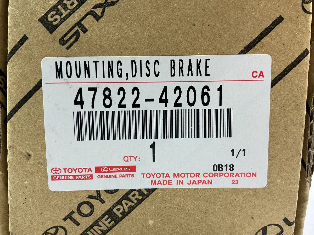 OEM Toyota 47822-42061 Rear Left Brake Caliper Mounting Bracket - 2007-2012 RAV4