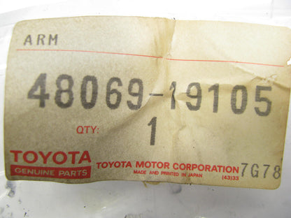 NEW - OEM Toyota Front Left Lower Control Arm 48069-19105 For 1983-1985 Corolla
