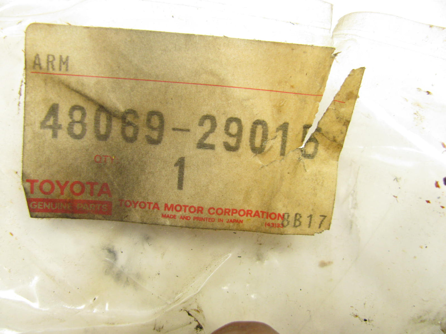 NOS - OEM Toyota 48069-29015 Front Left Lower Control Arm For 1977-1984 Cressida