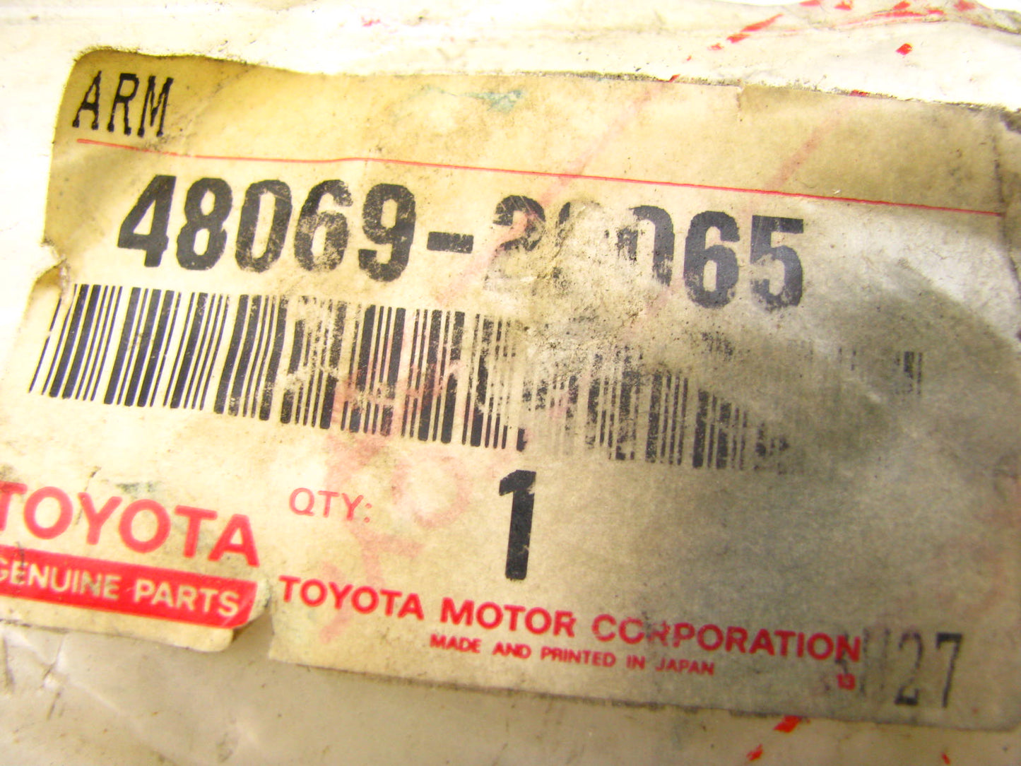NOS OEM Front LEFT Lower Control Arm 48069-29065 For 84-86 Toyota Celica SUPRA