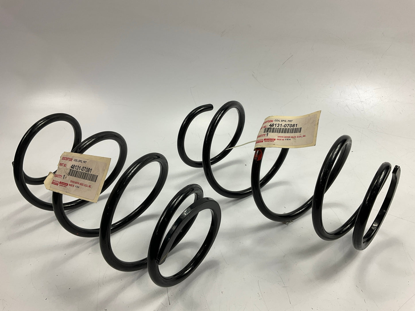 (2) NEW OEM Toyota 48131-07081 Front Coil Springs - 2005-2008 Avalon