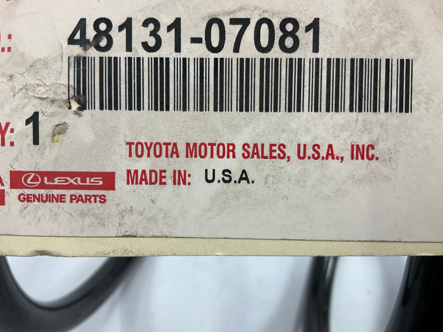 (2) NEW OEM Toyota 48131-07081 Front Coil Springs - 2005-2008 Avalon