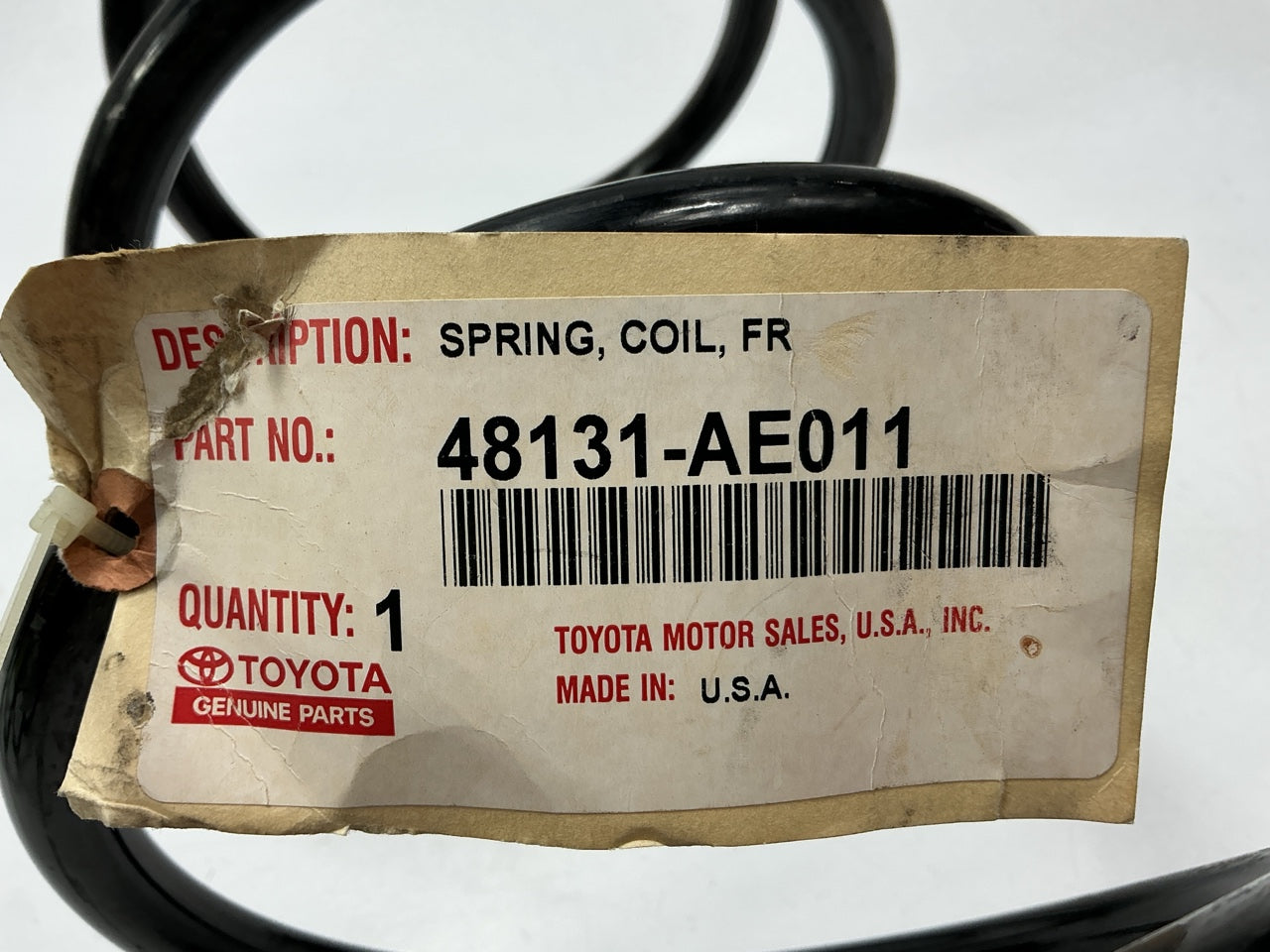 (2) NEW OEM Toyota 48131-AE011 Front Coil Springs - 1998-2003 Toyota Sienna