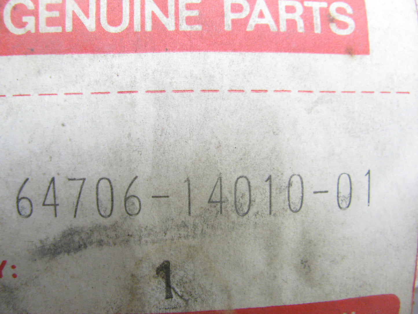 NOS Rear Interior Back Panel Trim 64706-14010-01 For 1979 Toyota Supra Celica