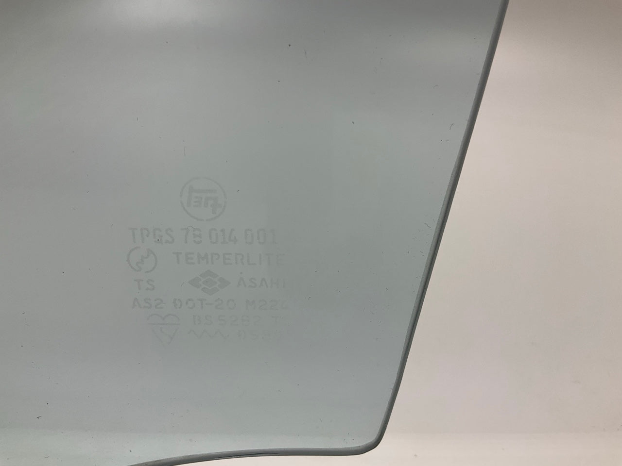 NOS OEM Toyota 68112-12300 Front Left Door Glass - 1980-1982 Corolla AE70 4-Door