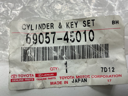 NEW OEM Toyota 69057-45010 Ignition Lock Cylinder W/O Transponder 98-00 Sienna