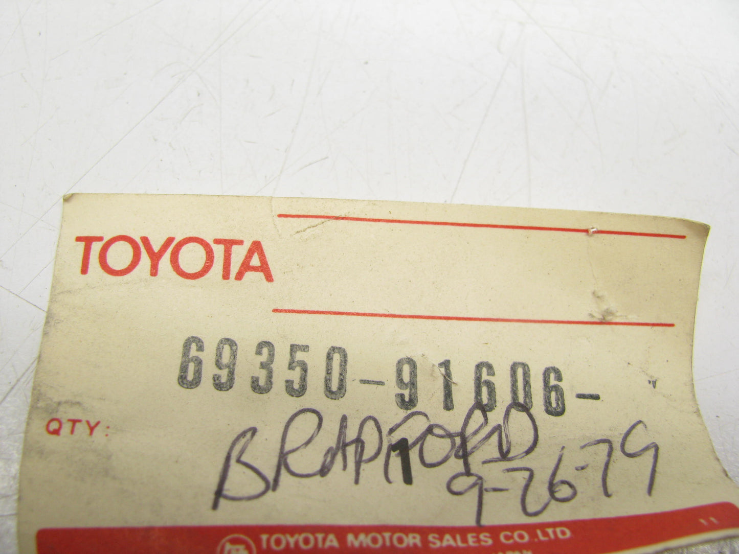 OEM Back Door Hatch Lock Rod Latch 69350-91606 1977-1980 Toyota Cressida Wagon