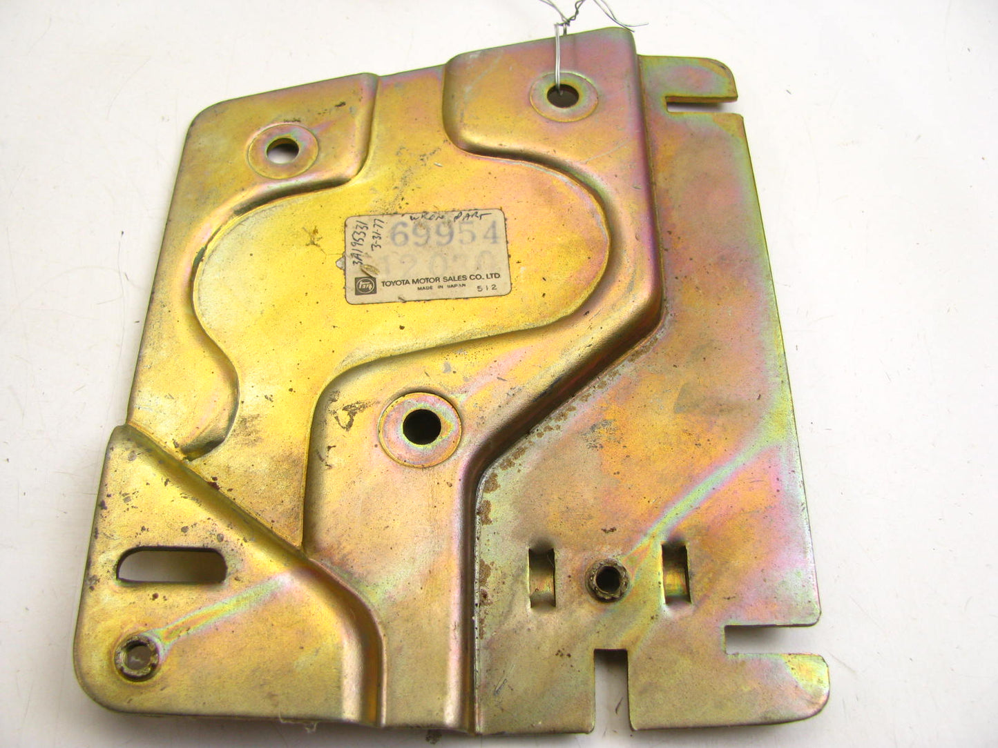 NOS - OEM Toyota 69954-12030 Front Left Door Glass Bracket For 1976-1979 Corolla