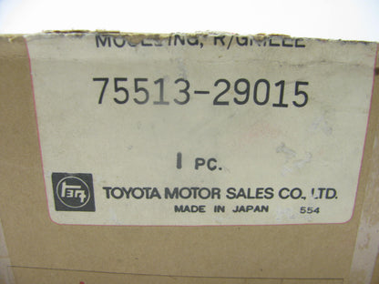 NOS OEM Toyota RH Corner  Grille Trim  75513-29015  For Toyota Corolla KE22?