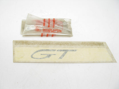 NOS  Toyota 75982-14928 Front Left Rocker Sticker, Gold & Ivory 73 Celica 2000GT