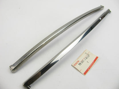 NOS OEM Center Pillar Chrome Trim 76567-14010 For 1977-1981 Toyota Celica