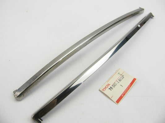 NOS OEM Center Pillar Chrome Trim 76567-14010 For 1977-1981 Toyota Celica