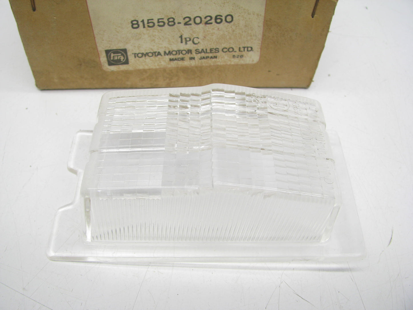 NOS OEM Toyota  Rear Back Up Lamp Lens 81558-20260 For 73-78 Corona