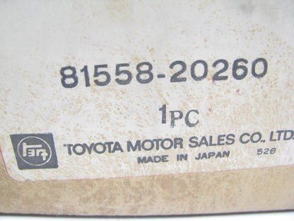 NOS OEM Toyota  Rear Back Up Lamp Lens 81558-20260 For 73-78 Corona