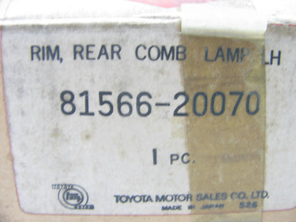 NOS OEM Toyota Tail Light Trim 81566-20070