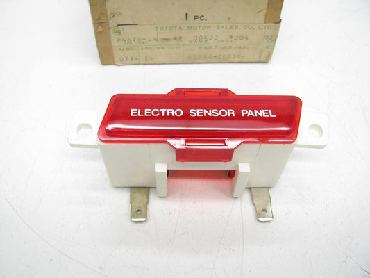 NOS OEM Toyota Electro Sensor Panel Warning Light 81850-20030 For 73-78 Corona