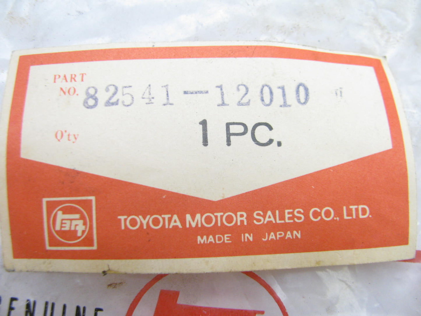 NOS - OEM Toyota 82541-12010 Seat Switch Wiring Harness For 1975-1976 Corolla