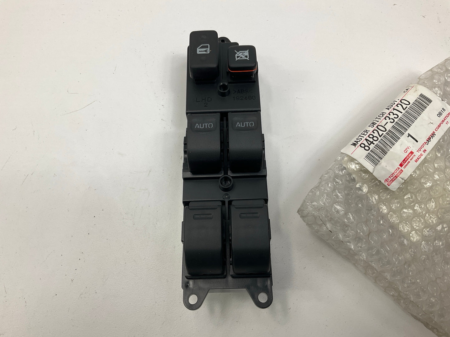 NEW OEM Toyota 84820-33120 Front Left Master Door Switch - 97-01 Lexus ES300