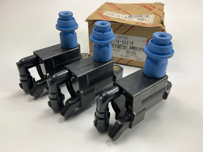 (3) OEM Toyota 90919-02216 Ignition Coil - 98-05 Lexus GS300, 01-05 IS300 2JZ-GE