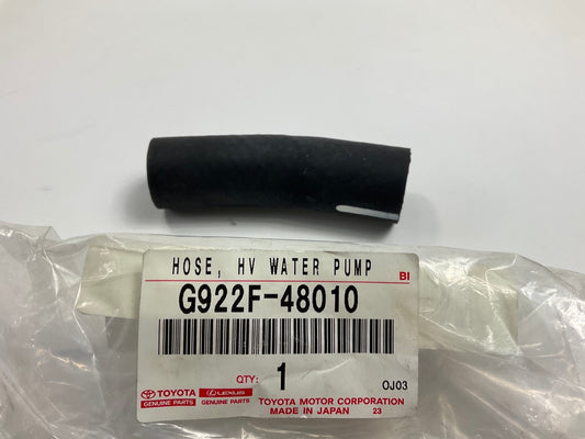 NEW OEM Toyota G922F-48010 High Voltage Water Pump Outlet Hose - 10-15 RX450h