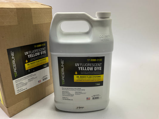 Tracerline TP-3380-0100 Oil Based Fluid UV Fluorescent Yellow Leak Detect Dye 1G