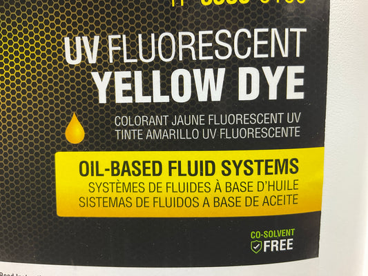Tracerline TP-3380-0100 Oil Based Fluid UV Fluorescent Yellow Leak Detect Dye 1G