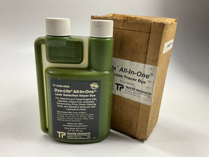 Tracerline TP3400-0008 Leak Detection Dye 8 Oz, Fuel, Engine Or Transmission Oil