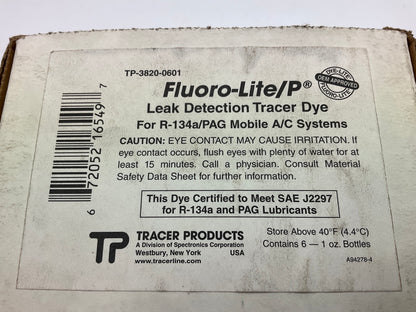 Tracer Products TP-3820-0601 Leak Detection Tracer Dye Fluoro-Lite (Box Of 6)