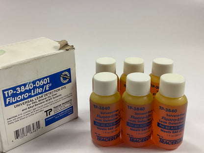 Tracer TP-3840-0601 Universal Leak Detection Dye 6-pack Of 1 Oz. Bottles
