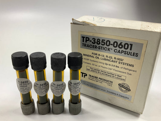 Tracer TP-3850-0601 Fluoro-Lite Leak Detection Dye - 4 Bottles .03 Oz Each