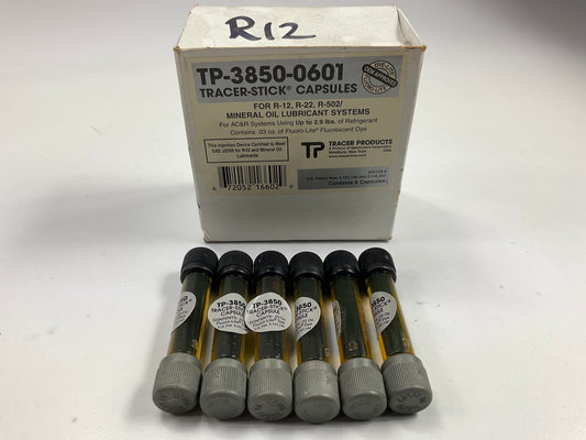 Tracer TP-3850-0601 Fluoro-Lite A/C Leak Detection Dye - 6 Bottles .03 Oz Each
