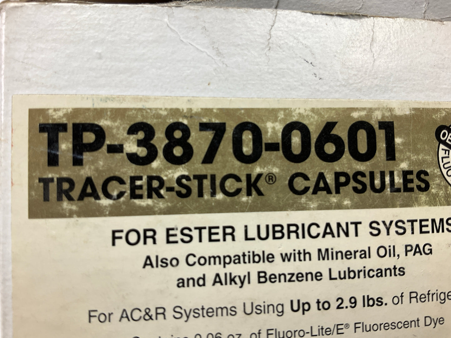(9) Tracer TP3870-0601 A/C Air Conditioning Leak Detection Dye Bottles 0.06oz Ea