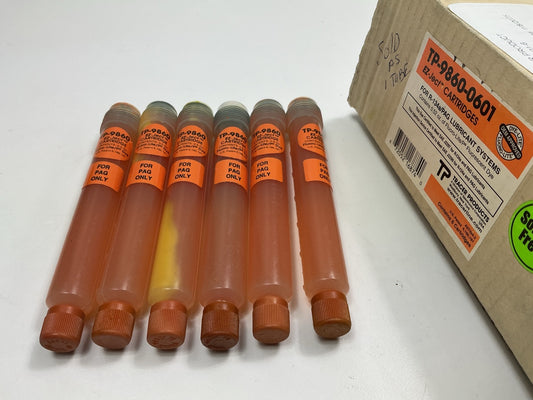 Tracer TP-9860-0601 EZ-JectT 134a/PAG A/C Dye Cartridges - 6 Pack, 0.52 Oz Each