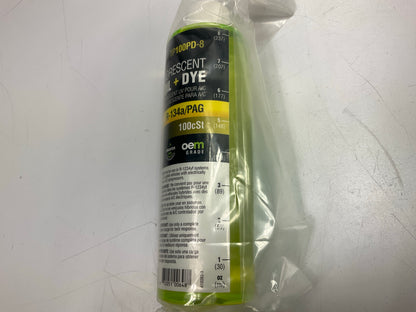 Tracerline TP100PD-8 A/C 134a / PAG Oil + UV Dye, 8 Oz