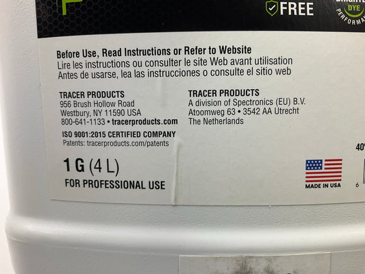 Tracer TP3320-1G Leak Detection UV Fluorescent White Dye For Oil Based, 1 Gallon