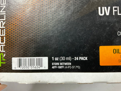 Tracerline TP3400-1P24 UV Fluorescent Oil-Based Fluid Detection Dye, 24 X 1 Oz