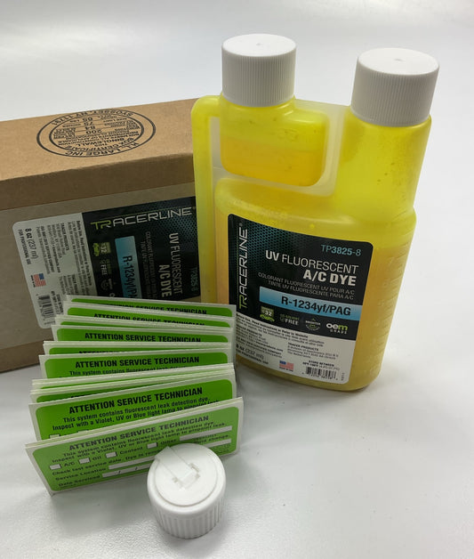 Tracer Products TP3825-8 Leak Detection Dye A/C Dye R-1234yf PAG, 8oz