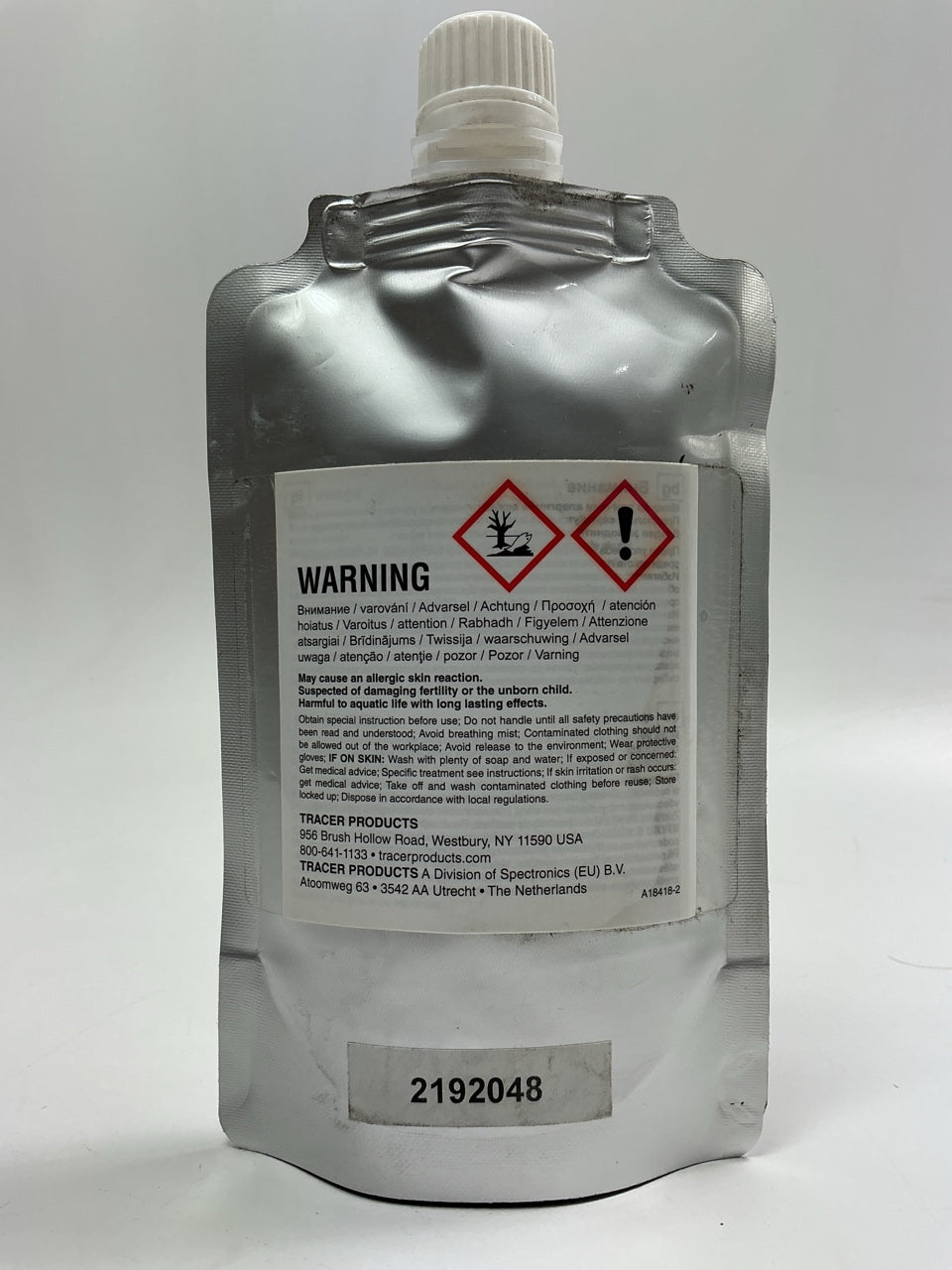 Tracer Products TP42P-5 5 Oz (148 Ml) Foil Pouch, R-1234yf / PAG Oil