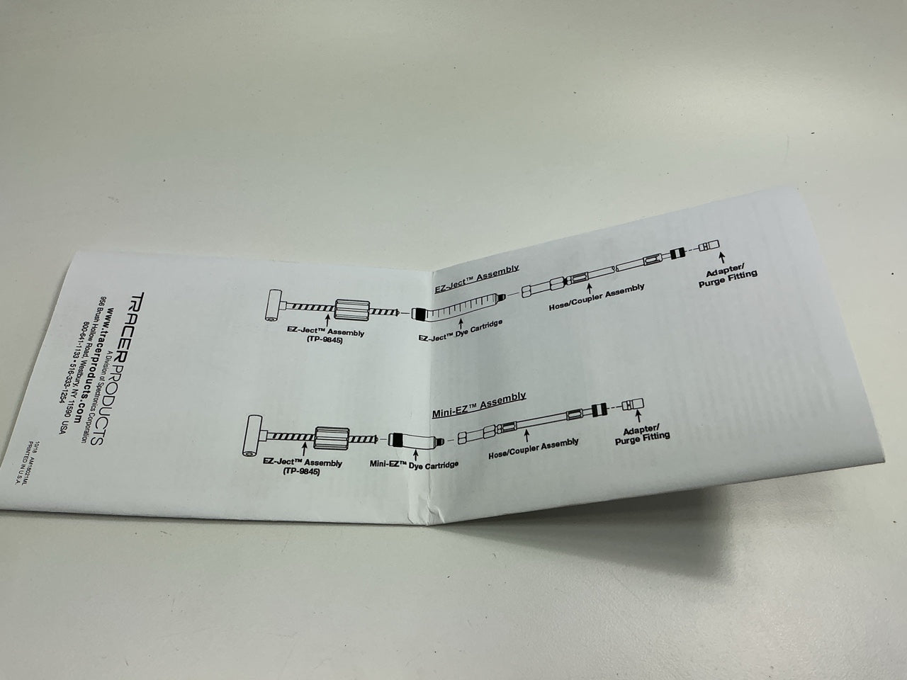 Tracer Products TP9890-BX Mini-EZ A/C 134a Leak Detection Dye Injection Kit: