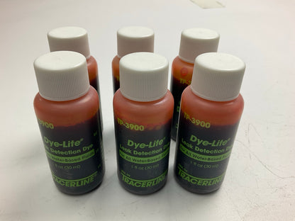 Tracerline TP-3900-0601 Coolant Leak Detection Dye - (6) 1 Oz (30 Ml) Bottles