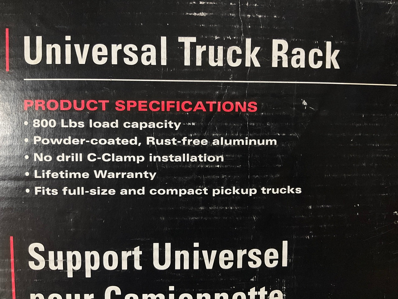 TracRac 27000-01 TracONE Universal Truck Bed Ladder & Cargo Utility Roof Rack