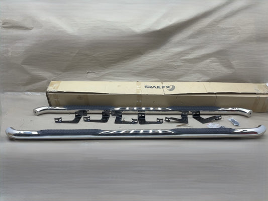 Trailfx 1150540071 Stainless Steel Side Step Bars - 2007-2017 Toyota Tundra CREW
