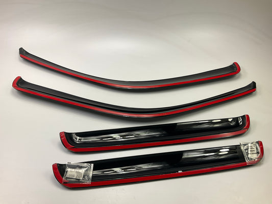Trailfx 4953 4-Piece Vent Visor Window Deflector Set 1999-2016 F-250 F-350 F-450