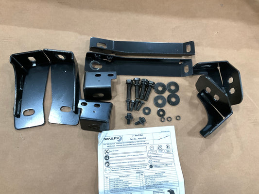 MISSING WASHERS - Trailfx A0031S Nerf Bars 3'' Stainless Tube Steps, Crew Cab