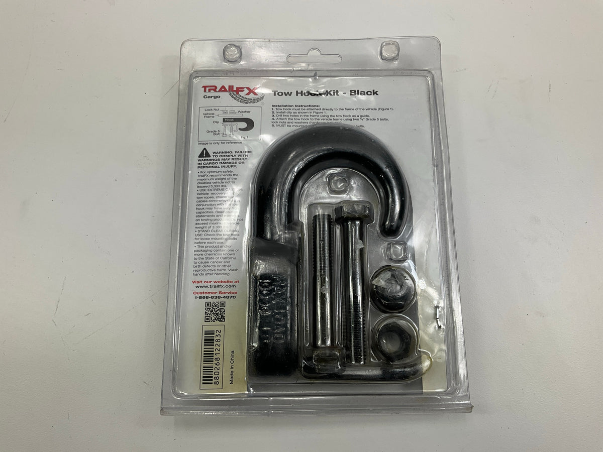 Trailfx Universal 3,333 Lb Recovery Tow Hook Kit For Ford Chevy GMC Pickup Truck