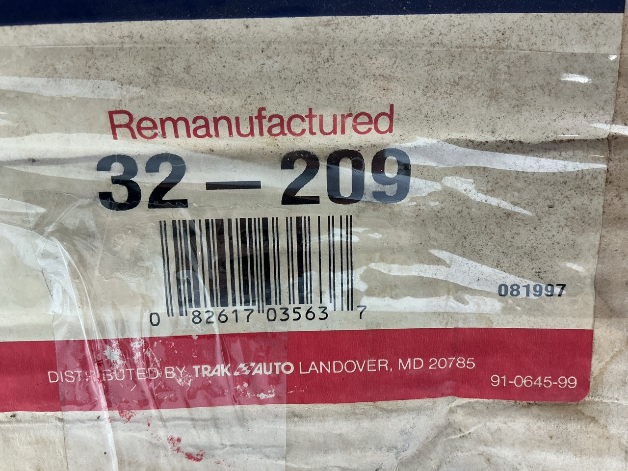 SURFACE RUST - REMAN. Trak Auto 32-209 Secondary Air Injection Smog Air Pump