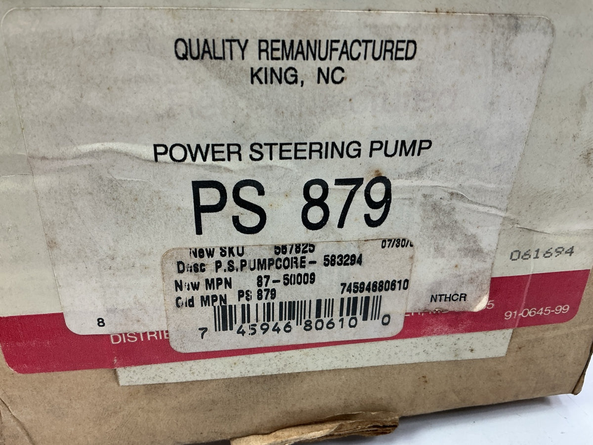 Trak Auto 87-50009 Power Steering Pump 1986-90 DeVille Eldorado Seville, 7839999