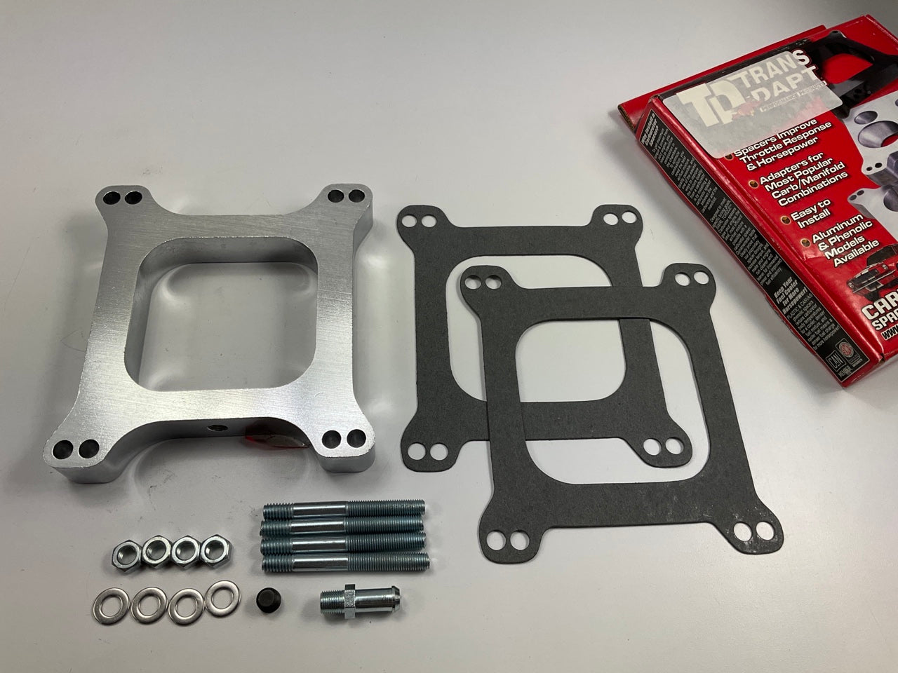 Trans-Dapt 2084 Aluminum Carburetor Spacer For Holley 4-BBL AFB
