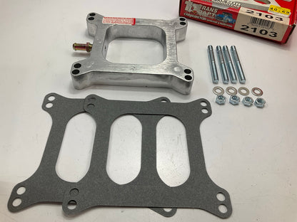 Trans-dapt 2103 1'' Carburetor Spacer Kit For Holley / AFB Carbs ''Squarebore''