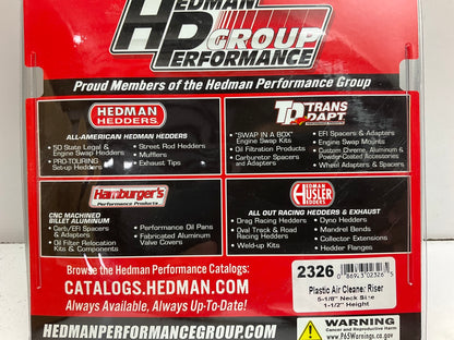 Trans-dapt 2326 Air Cleaner Carburetor Spacer Black Plastic 1-1/2'' Tall X 5-1/8''